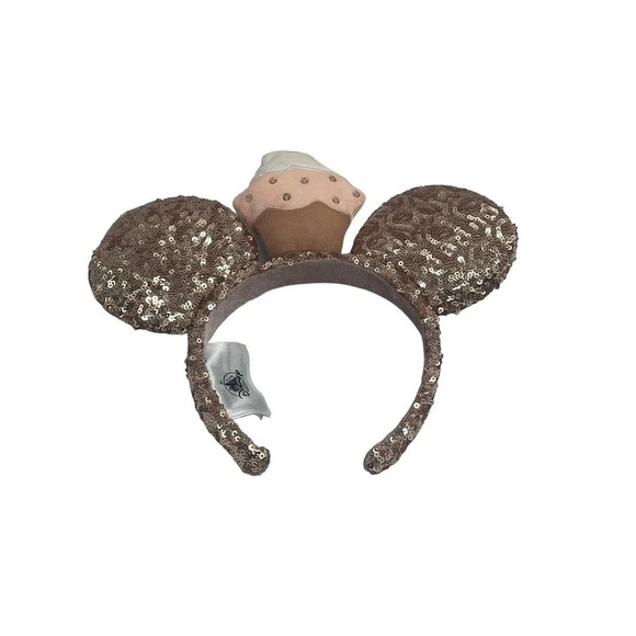 Minnie Mouse Ears 2019 Epcot Food & Wine Festival Rose Gold Cupcake Authentic - Picture 9 of 16